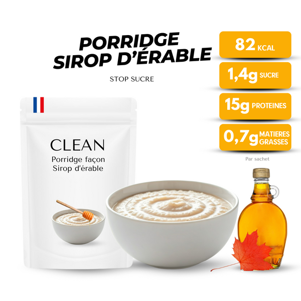 Porridge façon sirop d'érable