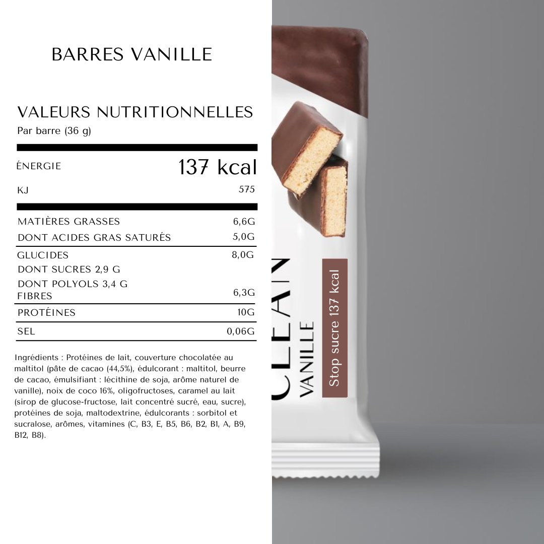 
                  
                    Barres vanille
                  
                
