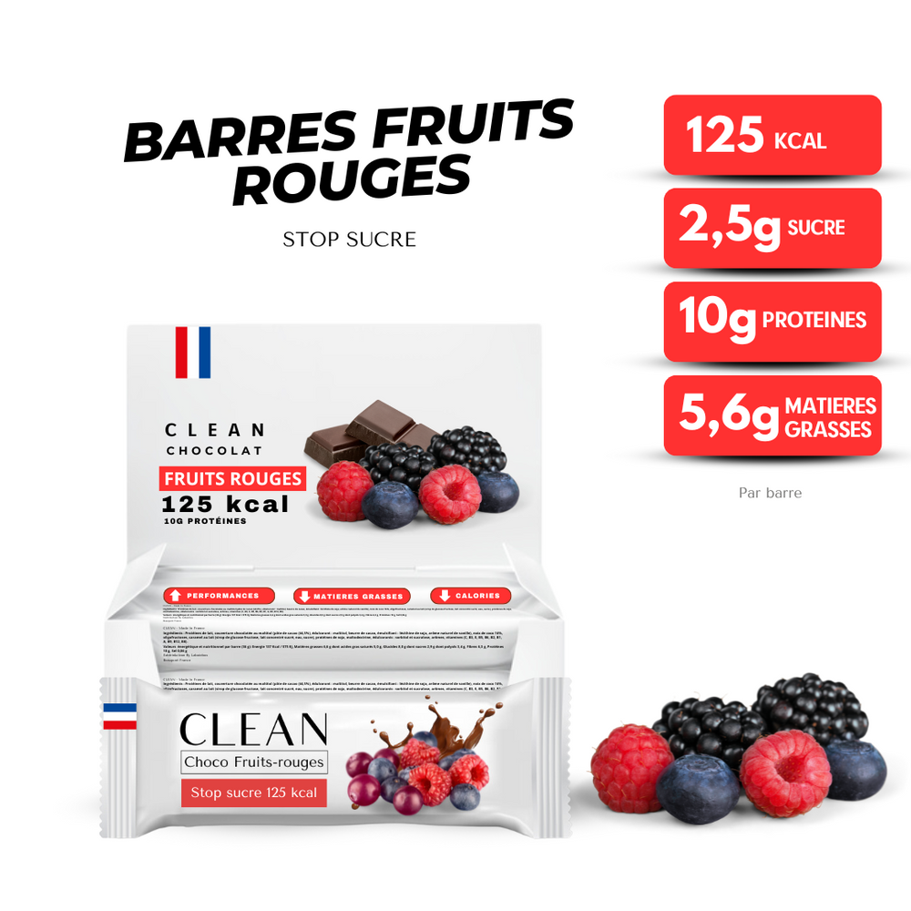 Barres fruits rouges